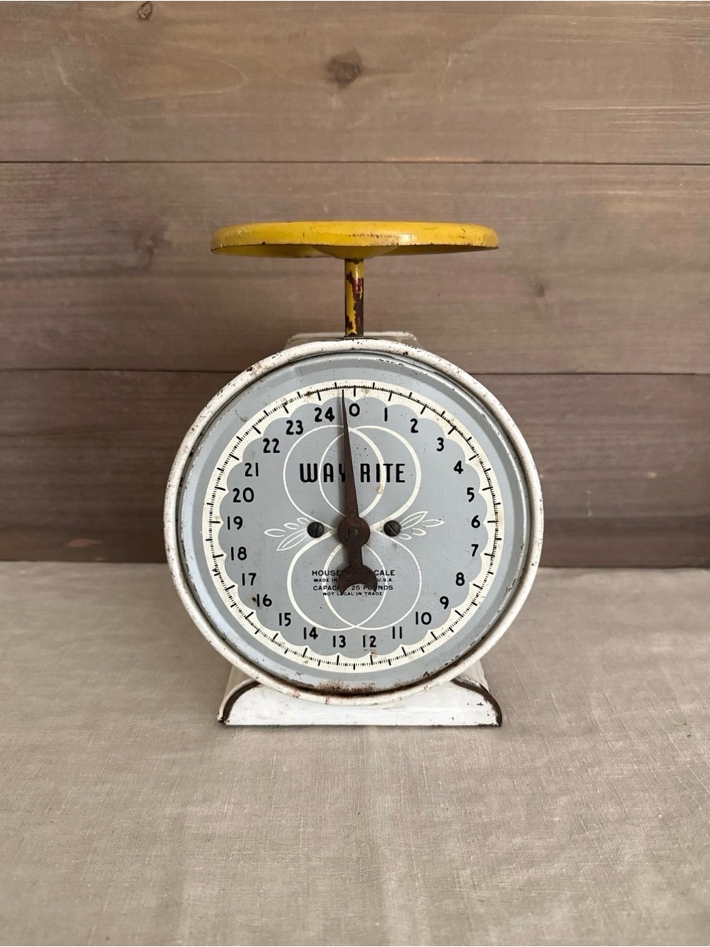 Vintage Mid Century Way Rite Kitchen Scale
